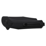 Diverge XR, Folding Knife, 3" Sheepsfoot Straight Edge, Alumminum Handle, Black, PVD Finsih, D2 Construction SOG12-02-01-43