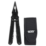 PowerLock EOD, Scissors, 18 Tool Multi-Tool, 420 Stainless Steel, Black Oxide Finish, Black, Includes Nylon Sheath SOG-B61N-CP