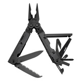 PowerAssist Tool, 16 Tool Multi-Tool, 420 Stainless Steel, Black Oxide Finish, Black, Includes Nylon Sheath SOG-B66N-CP