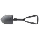 Entrenching Tool, Multi-Tool, Serrated Edge, High Carbon Steel, Black Powder Coat, Black Handle, Nylon Sheath SOG-F08-N