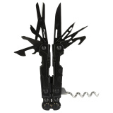Powerlitre, 17 Tool Multi-Tool, Stainless Steel, Black Oxide Finish, Black SOG-PL1002-CP