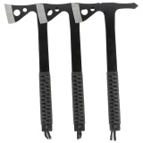 Throwing Hawks, Axe, 1.75" Straight Edge, Black Glass Reinforced Nylon Handle, 3Cr13MoV Steel, HardCase Finish, Black, Inlcudes Nylon Sheath, 3 Pack SOG-TH1001-CP