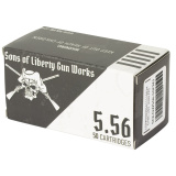 556NATO, 55 Grain, Full Metal Jacket, 50 Round Box 556-55FMJ-1000