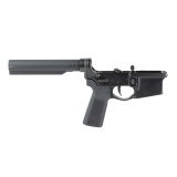 Stripes Lower Receiver, Complete Lower Receiver, Multi Cal, Anodized Finish, Black, No Stock, Includes L2S Trigger, Ambidextrous Safety, B5 Grip, and Buffer System L-Stripes-L2S-AMBI-A-BLK
