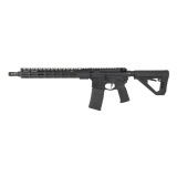 M4-L89 Rifle, Semi-automatic, AR, 5.56 NATO, 14.5" Barrel with Pinned and Welded HUXWRX Flash Hider (16" OAL), Anodized Finish, Black, B5 Pistol Grip, B5 Bravo Stock, 30 Rounds, 1 Magazine M4-L89-556-145-HUX-RIFLE-A-BLK