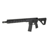 M4-L89 Rifle, Semi-automatic, AR, 5.56 NATO, 14.5" Barrel with Pinned and Welded HUXWRX Flash Hider (16" OAL), Anodized Finish, Black, B5 Pistol Grip, B5 Bravo Stock, 30 Rounds, 1 Magazine M4-L89-556-145-HUX-RIFLE-A-BLK
