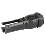 NOX Flash Hider | 223 Remington/556NATO, Nitride Finish, Black, 1/2X28, Fits Dead Air Armament Suppressors and KeyMount Accessories, 9 Ports, Includes Timing Shims NOX9-556