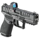Echelon 4.0C, Semi-automatic, Striker Fired, Polymer Frame Pistol, Compact, 9MM, 4" Barrel, Melonite Finish, Black, Optics Ready Slide, Front Tritium Night Sight, Tactical Rack U-Dot Rear, Viridian Green Dot, 10 Rounds, 4 Magazines, Includes Range Bag, C