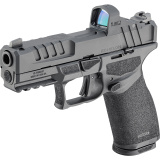 Echelon 4.0 FC, Semi-automatic, Striker Fired, Polymer Framed Pistol, Full Size, 9MM, 4" Barrel, Melonite Finish, Black, Optics Ready Slide, Front Tritium Night Sight, Tactical Rack U-Dot Rear, Viridian RFX11, 15 Rounds, 4 Magazines EC9409BFC-15-PAC