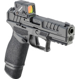 Echelon 4.0C, Semi-automatic, Striker Fired, Polymer Frame Pistol, Compact Size, 9MM, 4" Barrel, Melonite Finish, Black, Optics Ready Slide, Front Tritium Night Sight, Tactical Rack U-Dot Rear, Aimpoint COA 3.5 MOA Red Dot Sight, 2 Magazines, (1)-18 Roun