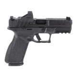 Echelon 4.0 FC, Semi-automatic, Striker Fired, Polymer Framed Pistol, Full Size, 9MM, 4" Barrel, Melonite Finish, Black, Optics Ready Slide, Front Tritium Night Sight, Tactical Rack U-Dot Rear, Viridian RFX11, 10 Rounds, 4 Magazines EC9409BFCLC-PAC