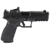 Echelon, Semi-automatic, Striker Fired, Polymer Framed Pistol, Full Size, 9MM, 4.5" Barrel with Integral Compensator, Melonite Finish, Black, Crimson Trace CT-1500, Optics Ready Slide, White Dot Front Sight, Tactical Rack U-Dot Rear Sight, 5 Magazines, (