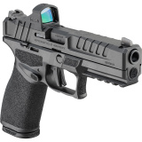 Echelon, Semi-automatic, Striker Fired, Full Size, 9MM, 4.5" Barrel, Melonite Finish, Black, Optics Ready Slide, Front Tritium Night Sight, Tactical Rack U-Dot Rear, Viridian Green Dot, 15 Rounds, 4 Magazines, Includes Range Bag EC9459B-15-PAC