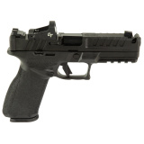 Echelon, Semi-automatic, Striker Fired, Polymer Framed Pistol, Full Size, 9MM, 4.5" Barrel with Integral Compensator, Melonite Finish, Black, Crimson Trace CT-1500, Optics Ready Slide, Tritium/Luminescent Front, Tactical Rack U-Dot Rear Sight, 15 Rounds,