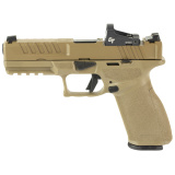 Echelon, Semi-automatic, Striker Fired, Full Size, 9MM, 4.5" Barrel, Melonite Finish, Flat Dark Earth, Crimson Trace CT-1500, Optics Ready Slide, Front Tritium Night Sight, Tactical Rack U-Dot Rear, 10 Rounds, 5 Magazines, Includes Range Bag EC9459FLC-U-