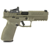 Echelon, Semi-automatic, Striker Fired, Full Size, 9MM, 4.5" Barrel, Melonite Finish, Olive Drab Green, Crimson Trace CT-1500, Optics Ready Slide, Front Tritium Night Sight, Tactical Rack U-Dot Rear, 15 Rounds, 5 Magazines, Includes Range Bag EC9459G-U-1