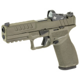 Echelon, Semi-automatic, Striker Fired, Full Size, 9MM, 4.5" Barrel, Melonite Finish, Olive Drab Green, Crimson Trace CT-1500, Optics Ready Slide, Front Tritium Night Sight, Tactical Rack U-Dot Rear, 15 Rounds, 5 Magazines, Includes Range Bag EC9459G-U-1