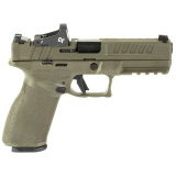 Echelon, Semi-automatic, Striker Fired, Full Size, 9MM, 4.5" Barrel, Melonite Finish, Olive Drab Green, Crimson Trace CT-1500, Optics Ready Slide, Front Tritium Night Sight, Tactical Rack U-Dot Rear, 10 Rounds, 5 Magazines, Includes Range Bag EC9459GLC-U