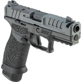 Echelon Pro 4.0FC Comp, Semi-automatic, Striker Fired, Polymer Frame Pistol, 9MM, 4" Barrel with Integrally Compensated Slide, Matte Black Frame, Gray Cerakote Slide, Textured Grip, Optics Ready, Front Tritium Night Sight, Tactical Rack U-Dot Rear, 20 Ro
