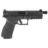 Echelon, Semi-automatic, Striker Fired, Polymer Framed Pistol, Full Size, 9MM, 5.28" Threaded Barrel, 1/2X28 Thread Pitch, Melonite Finish, Black, Optics Ready Slide, Tritium 3 Dot Night Sights, 5 Magazines, (4)-17 Round and (1)-20 Round, Includes Range