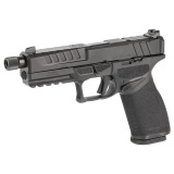 Echelon, Semi-automatic, Striker Fired, Polymer Framed Pistol, Full Size, 9MM, 5.28" Threaded Barrel, 1/2X28 Thread Pitch, Melonite Finish, Black, Optics Ready Slide, Tritium 3 Dot Night Sights, 5 Magazines, (4)-17 Round and (1)-20 Round, Includes Range