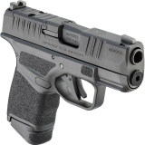 Hellcat OSP, Semi-automatic, Striker Fired, Polymer Frame Pistol, Sub-Compact, 380 ACP, 3" Hammer Forged Barrel, Melonite Finish, Black, Textured Grip, Tritium Front Sight, Tactical Rack Rear Sight, Optics Ready, 10 Rounds, 2 Magazines HC931380BOSPLC