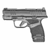 Hellcat, OSP, Striker Fired, Semi-automatic, Polymer Frame Pistol, Sub-Compact, 9MM, 3" Hammer Forged Barrel, Melonite Finish, Black, Textured Grip, Tritium Front Sight, Tactical Rack Rear Sight, Optics Ready, 10 Rounds, 5 Magazines, Includes Range Bag H