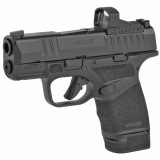 Hellcat OSP, Semi-automatic, Striker Fired, Sub-Compact, Optics Ready, 9MM, 3" Hammer Forged Barrel, Polymer Frame, Black Melonite Finish, 11/13Rd, 2 Mags, Tritium Front Sight, Tactical Rack Rear Sight, Includes Shield SMSC Red Dot, 1 MOA Dot HC9319BOSPS