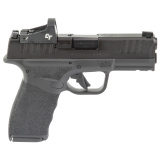 Hellcat Pro, Striker Fired, Semi-automatic, Polymer Frame Pistol, 9MM, 3.7" Hammer Forged Barrel, Melonite Finish, Black Polymer Frame, Crimson Trace CT-1500 Red Dot Sight, Textured Grip, Tritium Front Sight, Tactical Rack Rear Sight, 10 Rounds, 5 Magazi