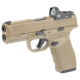 Hellcat Pro, Striker Fired, Semi-automatic, Polymer Frame Pistol, 9MM, 3.7" Hammer Forged Barrel, Cerakote Finish, Desert Flat Dark Earth Polymer Frame, Crimson Trace CT-1500 Red Dot Sight, Textured Grip, Tritium Front Sight, Tactical Rack Rear Sight, 5