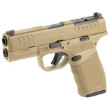 Hellcat Pro, Striker Fired, Semi-automatic, Polymer Frame Pistol, 9MM, 3.7" Hammer Forged Barrel, Cerakote Finish, Flat Dark Earth, Viridian RFX-11 Green Dot Sight, Textured Grip, Tritium Front Sight, Tactical Rack Rear Sight, 15 Rounds, 5 Magazines, Inc