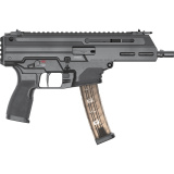 Kuna, Semi-automatic Pistol, 9MM, 6.125" Tri-Lug Barrel, Roller Delayed, M-LOK Handguard, Picatinny Receiver End Plate, Anodized Finish, Black, 30 Rounds, 2 Magazines, Includes Front and Rear Flip Up Sights KN9069BTL