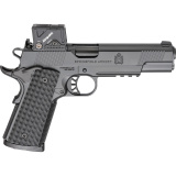 Tactical Response Pistol, 1911, Semi-automatic, Full Size, Metal Frame Pistol, 45 ACP, 5" Match Grade Barrel, Cerakote Finish, Black, Hydra VZ Grips, Tactical Rack 3-Dot Tritium Night Sights, Includes Aimpoint COA 3.25 MOA Red Dot, 8 Rounds, 3 Magazines