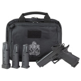1911 DS Prodigy 4.25" AOS Handgun, Semi-Automatic Metal Frame Pistol, 4.25" Forged Stainless Steel Match Grade Barrel, Forged Carbon Steel Frame, Black Cerakote Finish, Polymer Grips, Optics Ready, Fiber Optic Front and Black Serrated Rear Sights, Viridi
