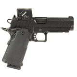1911 DS Prodigy Compact, Semi-automatic, Metal Frame Pistol, Compact, 9MM, 4.25" Barrel, Alulminum Alloy Frame, Cerakote Finish, Black, Fiber Optic Front Sight, Includes Aimpoint COA 3.25 MOA Red Dot, 15 Rounds, 2 Magazines PH9117COA
