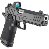 1911 DS Prodigy Comp, Semi-automatic, Metal Frame Pistol, Full Size, 9MM, 5" Forged Stainless Steel Bull Barrel, Forged Carbon Steel Frame, Cerakote Finish, Black, Polymer Grips, Tritium Front and Black Serrated Rear Sights, Optics Ready, Ambidextrous Sa