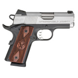 Model 1911 EMP Compact 9mm 3 Inch Stainless Steel Barrel Tritium Night Sight Stainless Steel Slide Satin Finish Aluminum Alloy Frame Cocobolo Grips 9 Round - CA Compliant