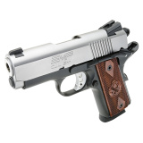 Model 1911 EMP Compact 9mm 3 Inch Stainless Steel Barrel Tritium Night Sight Stainless Steel Slide Satin Finish Aluminum Alloy Frame Cocobolo Grips 9 Round - CA Compliant