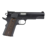 Garrison Target, 1911, Semi-automatic, 45ACP, 5" Barrel, Blued Finish, Black, Wood Grips, Adjustable Rear Sight, Grip Safety, 7 Rounds, 1 Magazine PX9420-ADJ