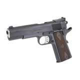 Garrison Target, 1911, Semi-automatic, 45ACP, 5" Barrel, Blued Finish, Black, Wood Grips, Adjustable Rear Sight, Grip Safety, 7 Rounds, 1 Magazine PX9420-ADJ