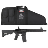 SAINT Victor V2, Semi-automatic Rifle, SBR, 223 Remington/556NATO, 11.5" Barrel, Black Finish, B5 Furniture, Flip-Up Iron Sights, Ambidextrous Safety, 30 Rounds, 1 Magazine STV9115556B-V2-B5