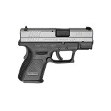 XD Sub-Compact 9mm 3 Inch Barrel Ultra Safety Assurance Trigger System Satin Stainless Steel Slide Black Polymer Frame 10 Round