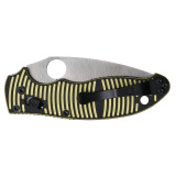 Manix 2 Salt, Folding Knife, 3.37" Drop Point Blade, 8" Overall Length, CPM MagnaCut Blade Steel, Plain Edge, Satin Finish, Silver, Black and Yellow G10 Grip, Ball Bearing Lock C101GBKYLMCP2