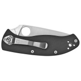 Tenacious, Folding Knife, 8Cr13MoV/Satin, Plain, Circle Thumb Hole/Pocket Clip, 3.438", Black G10, Box C122GP