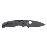 Shaman Salt, Folding Knife, 3.58" Drop Point Blade, 8.25" Overall Length, CPM MagnaCut Blade Steel, Plain Edge, DLC Finish, Black, G-10 Handle, Compression Lock C229GMCBKP