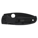 Shaman Lightweight, Folding Knife, 3.58" Drop Point Blade, 8.25" Overall Length, CTSBD1N Blade Steel, Spyder Edge, DLC Finish, Black, Black FRN Handle, Compression Lock C229SBBK