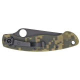 Military Model, Folding Knife, Black Blade, Camo G-10 C36GPCMOBK