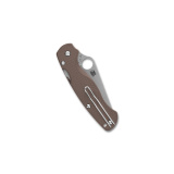 Para Military 2 Lightweight, 3.47" Clip Point Blade, 8.29" Overall Length, CPM15V Blade Steel, Plain Edge, Satin Finish, Silver, Brown FRN Handle, Compression Lock C81PBN15V2