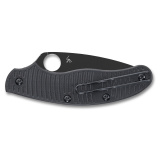 UK PenKnife Salt, Folding Knife, 2.95" Drop Point Blade, 6.89" Overall Length, CPM MagnaCut Blade Steel, Plain Edge, DLC Finish, Black, Black G-10 Handle, Slipit Lock C94GMCBKP