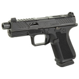 MR920, 9mm, Black Frame, Elite Slide Optic Black, 4.5" Spiral Threaded Barrel Black, SS Rod, Grn Trit